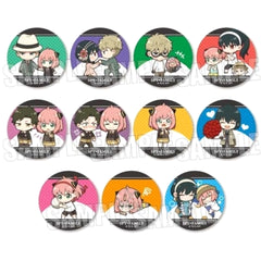 SPY x FAMILY Anya Forger & Others Trading Can Badge Puchimemo! All 11 Types Set Buttons [USED]