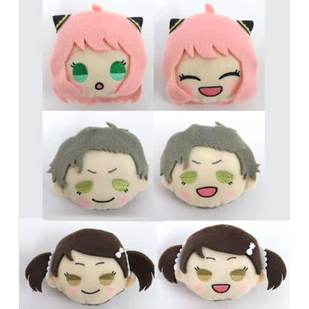SPY x FAMILY Anya Forger & Others Charamaru Mascot Badge Vol.2 All 6 Types Set Buttons [USED]