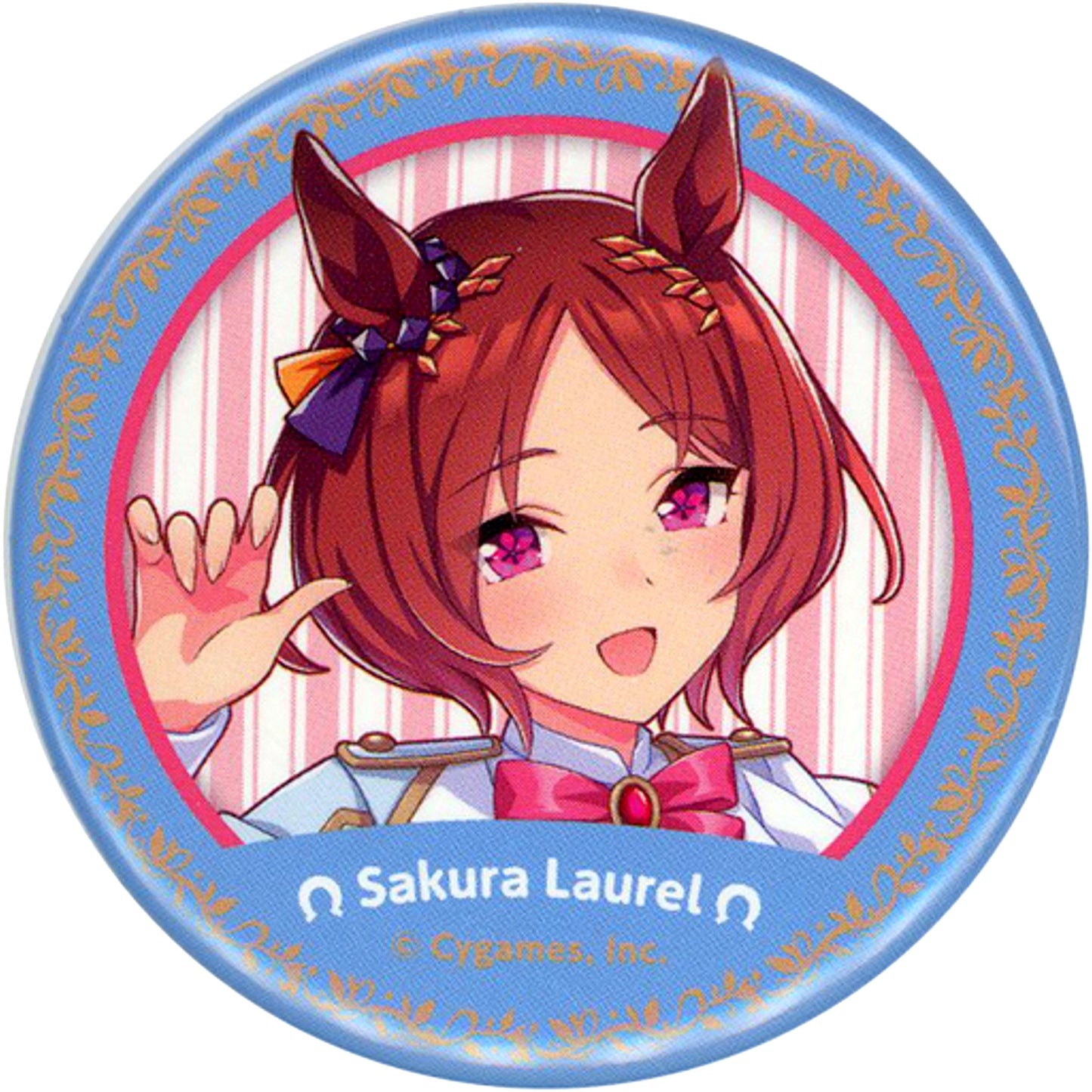Sakura Laurel Snowy Integrity Ver. Uma Musume Pretty Derby Official Button 4th EVENT SPECIAL DREAMERS!! EXTRA STAGE [USED]