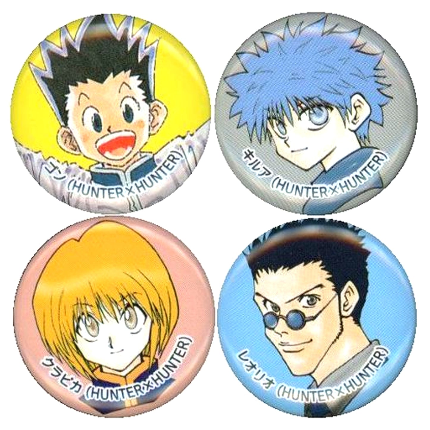 Group Hunter x Hunter Button Set Magical Scratch Winner Item TV Anime Memorial Project [USED]