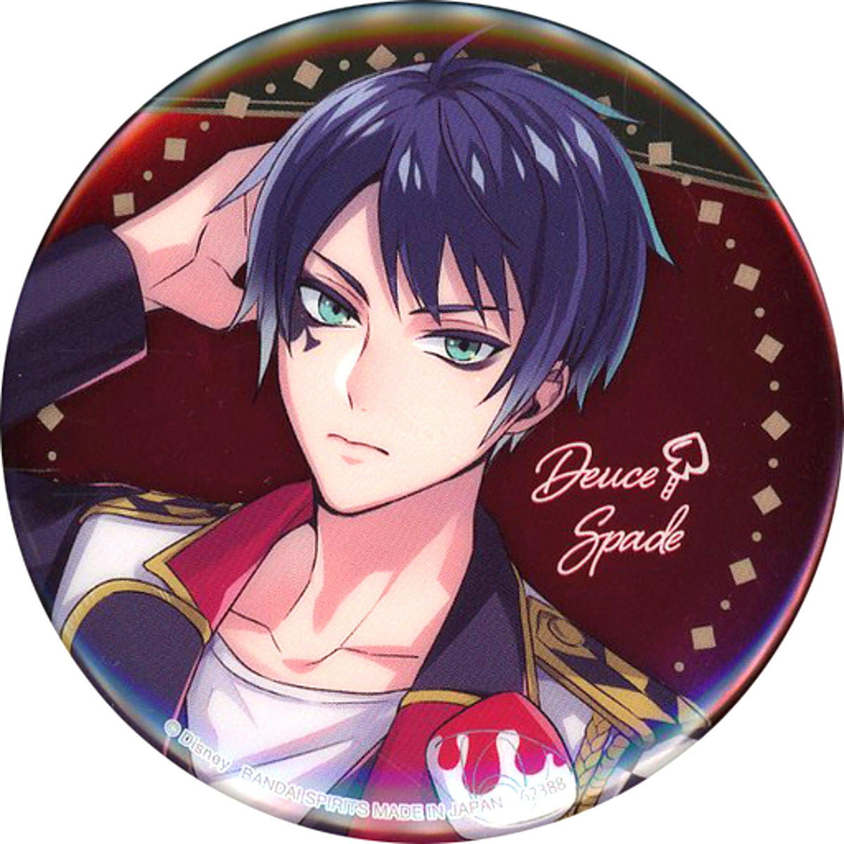 Deuce Spade H Prize Button Ichiban Kuji Disney Twisted-Wonderland Vol. 7 [USED]