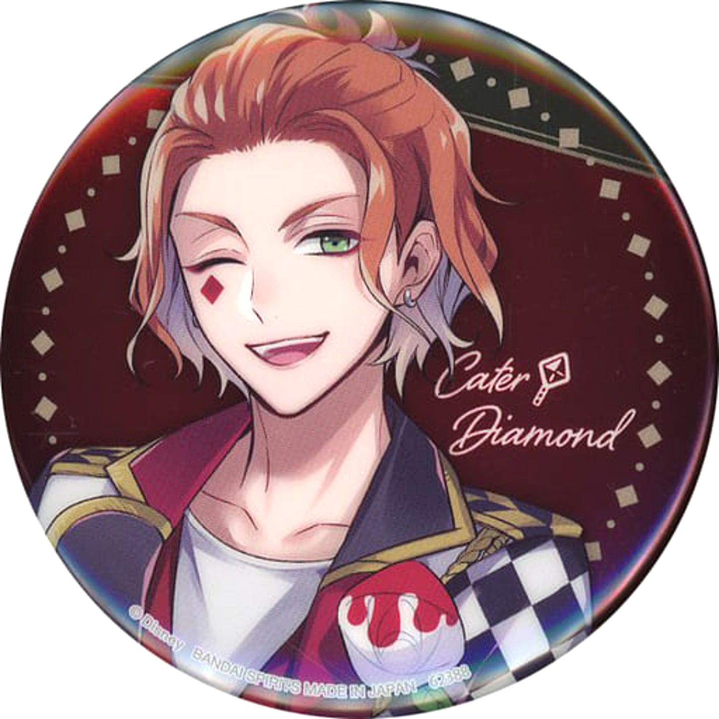 Disney: Twisted-Wonderland Cater Diamond Ichiban Kuji Part 7 Can Badge Prize H Buttons [USED]