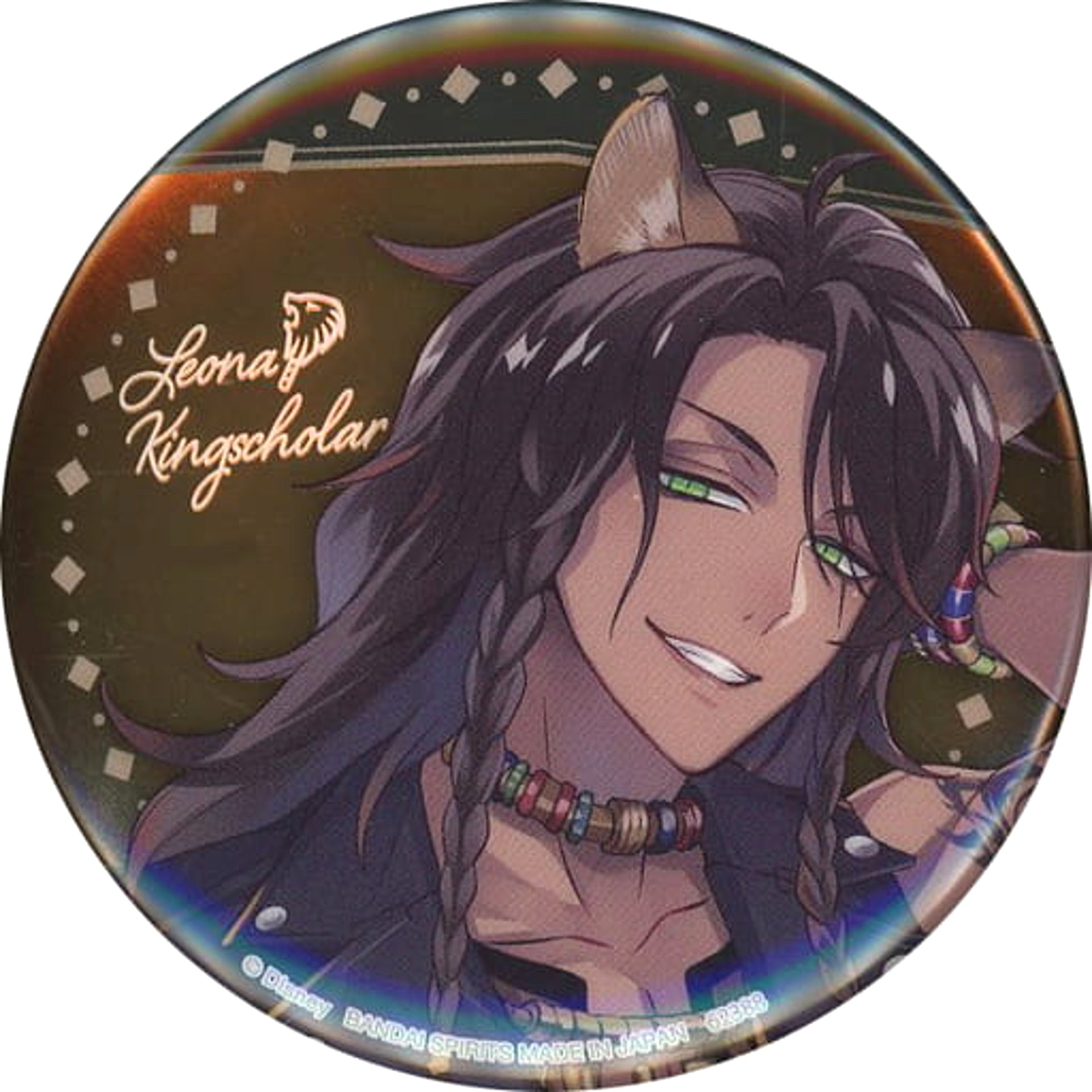 Disney: Twisted-Wonderland Leona Kingscholar Ichiban Kuji Part 7 Button Prize H [USED]