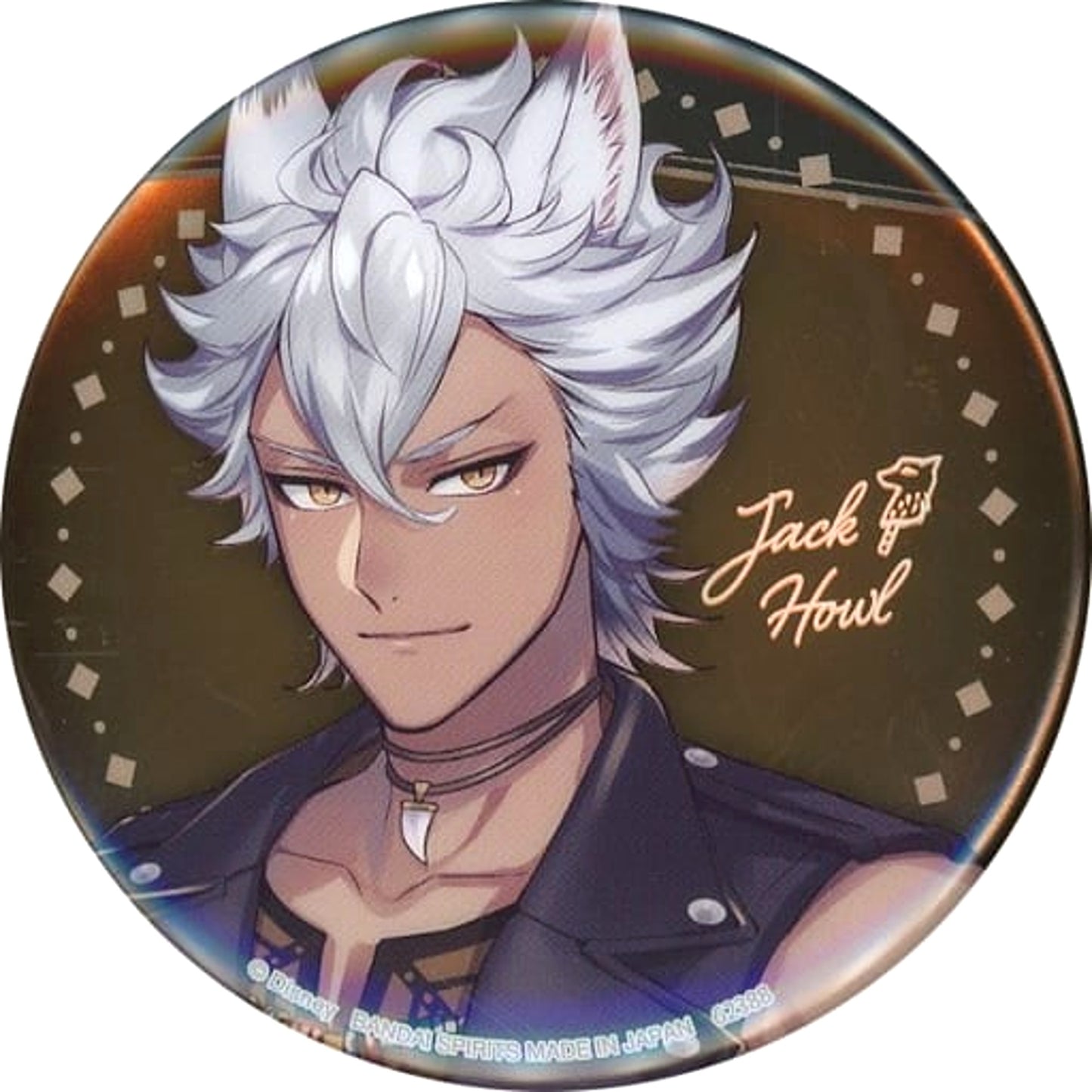Disney: Twisted-Wonderland Jack Howl Ichiban Kuji Part 7 Can Badge Prize H Buttons [USED]