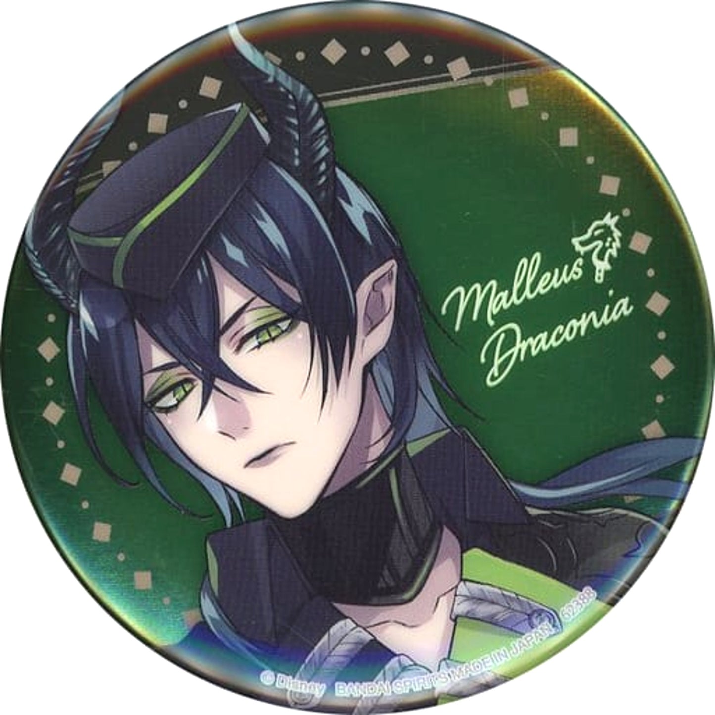 Disney: Twisted-Wonderland Malleus Draconia Ichiban Kuji Part 7 Can Badge Prize H Buttons [USED]