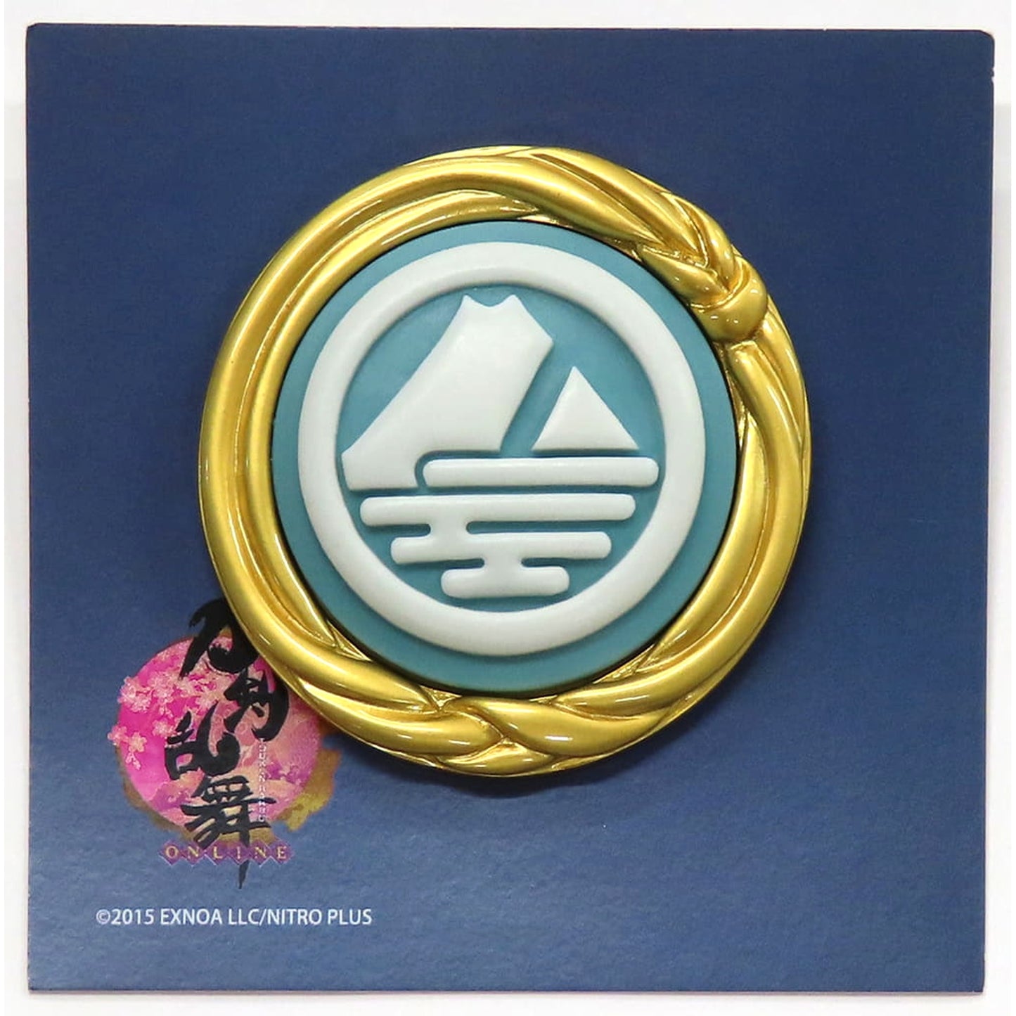 Yamanbagiri Kunihiro Touken Ranbu ONLINE Touken Danshi Crest Cameo Brooch Felissimo 2nd Edition Limited [USED]