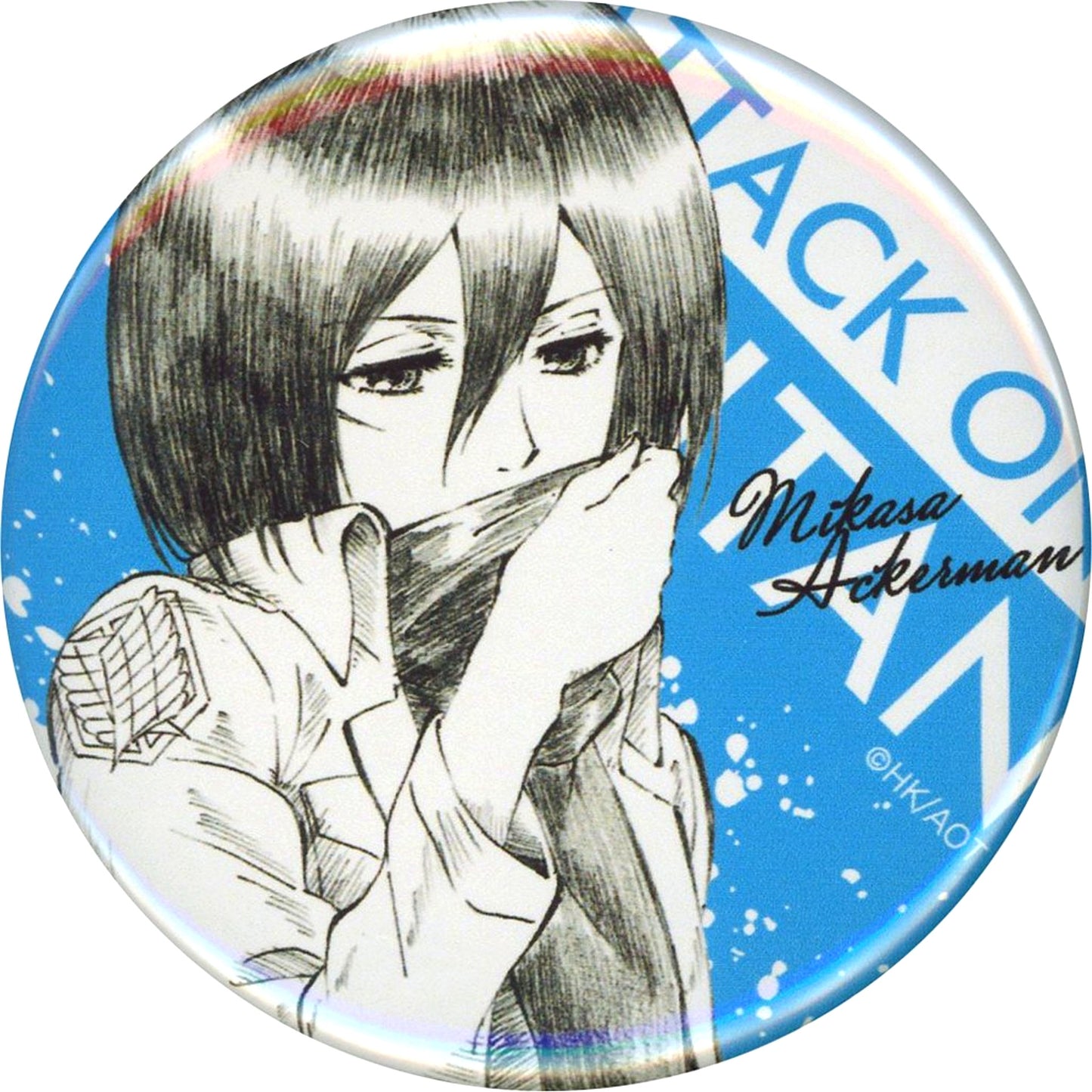 Mikasa Ackerman Attack on Titan WIT STUDIO Badge Collection [USED]