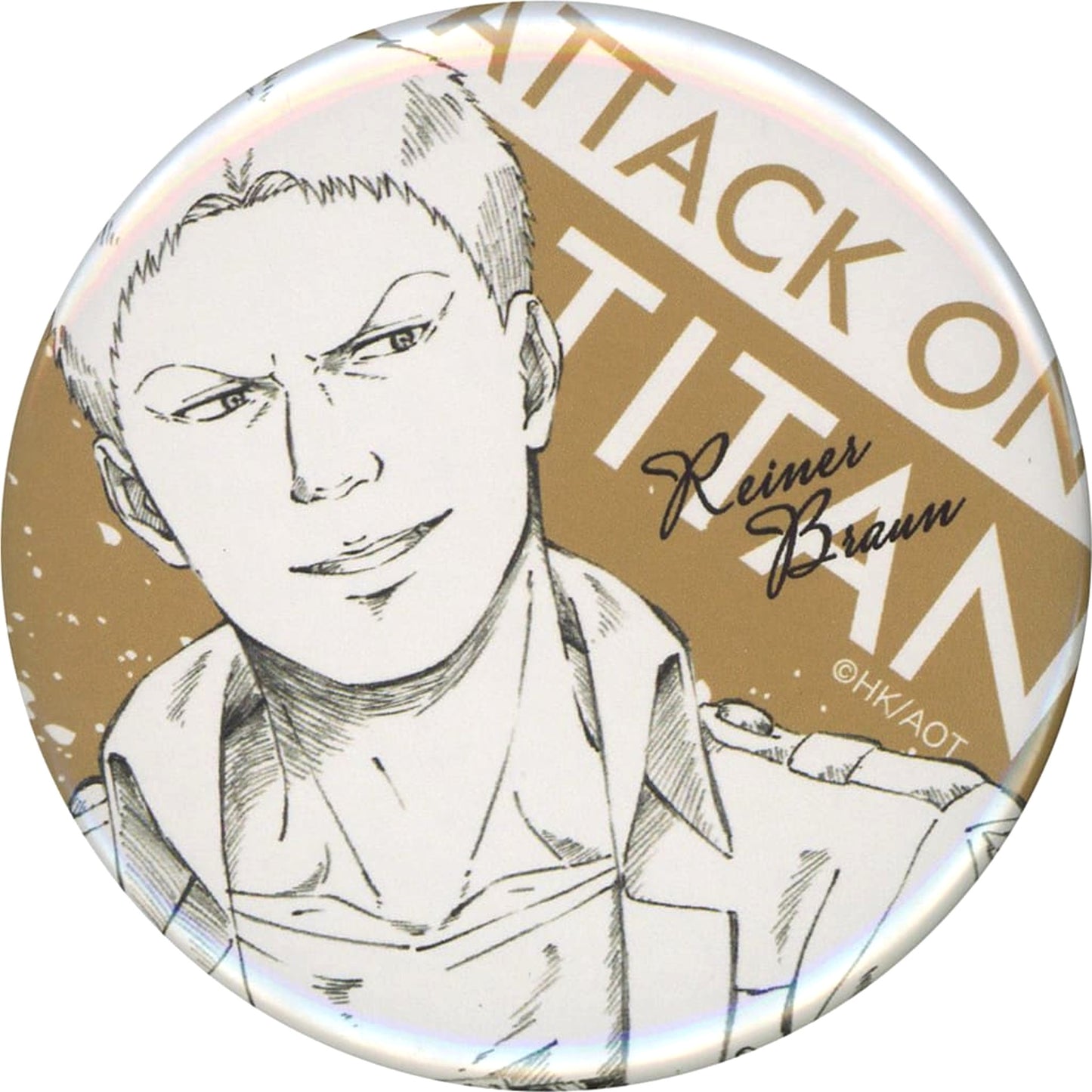 Attack on Titan Reiner Braun WIT STUDIO Can Badge Collection Buttons [USED]