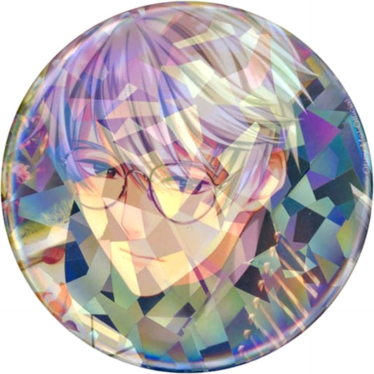 Obey Me! Solomon Hologram Can Badge Buttons [USED]