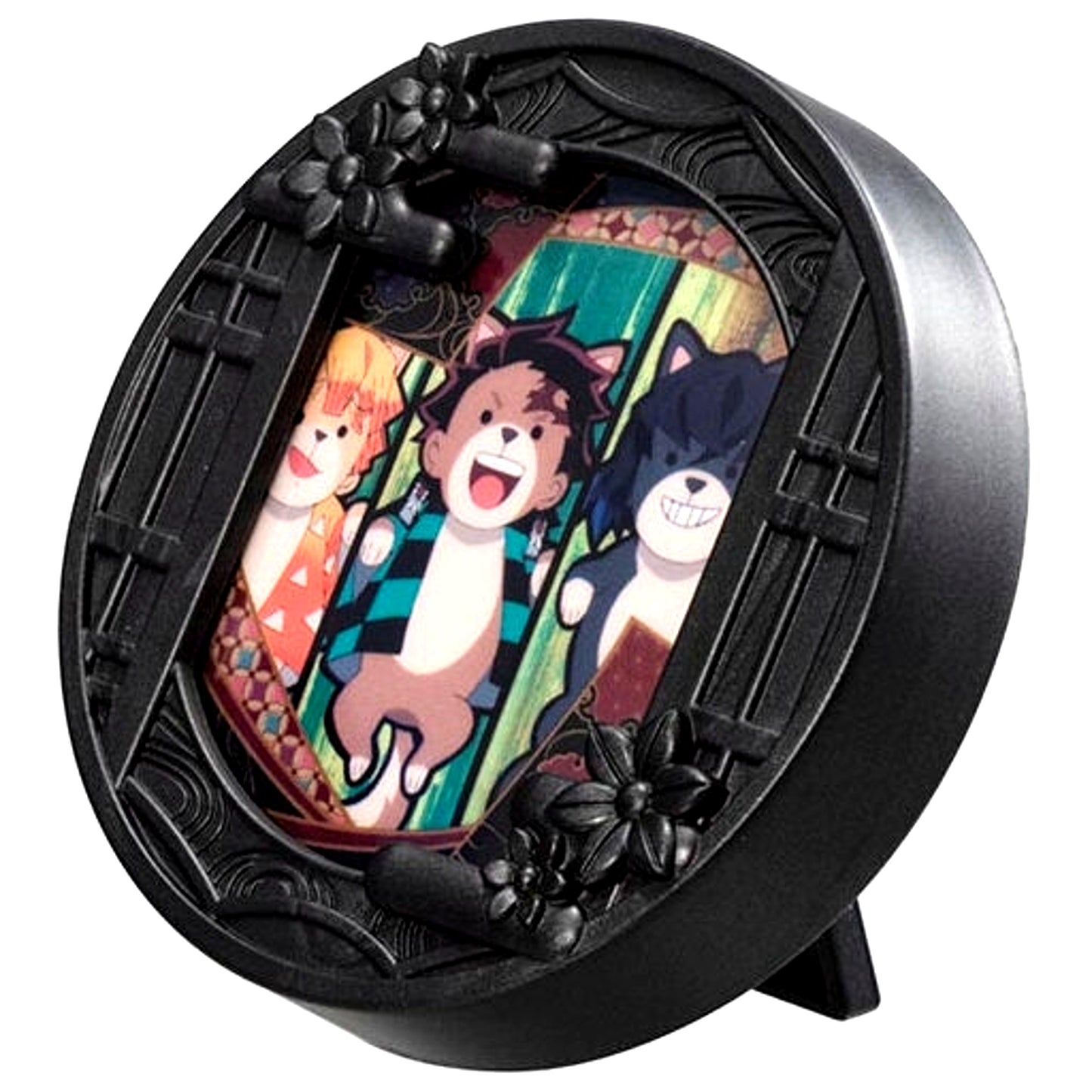 Tanjiro Kamado & Zenitsu Agatsuma & Inosuke Hashibira Demon Slayer: Kimetsu no Yaiba Button Stand [USED]