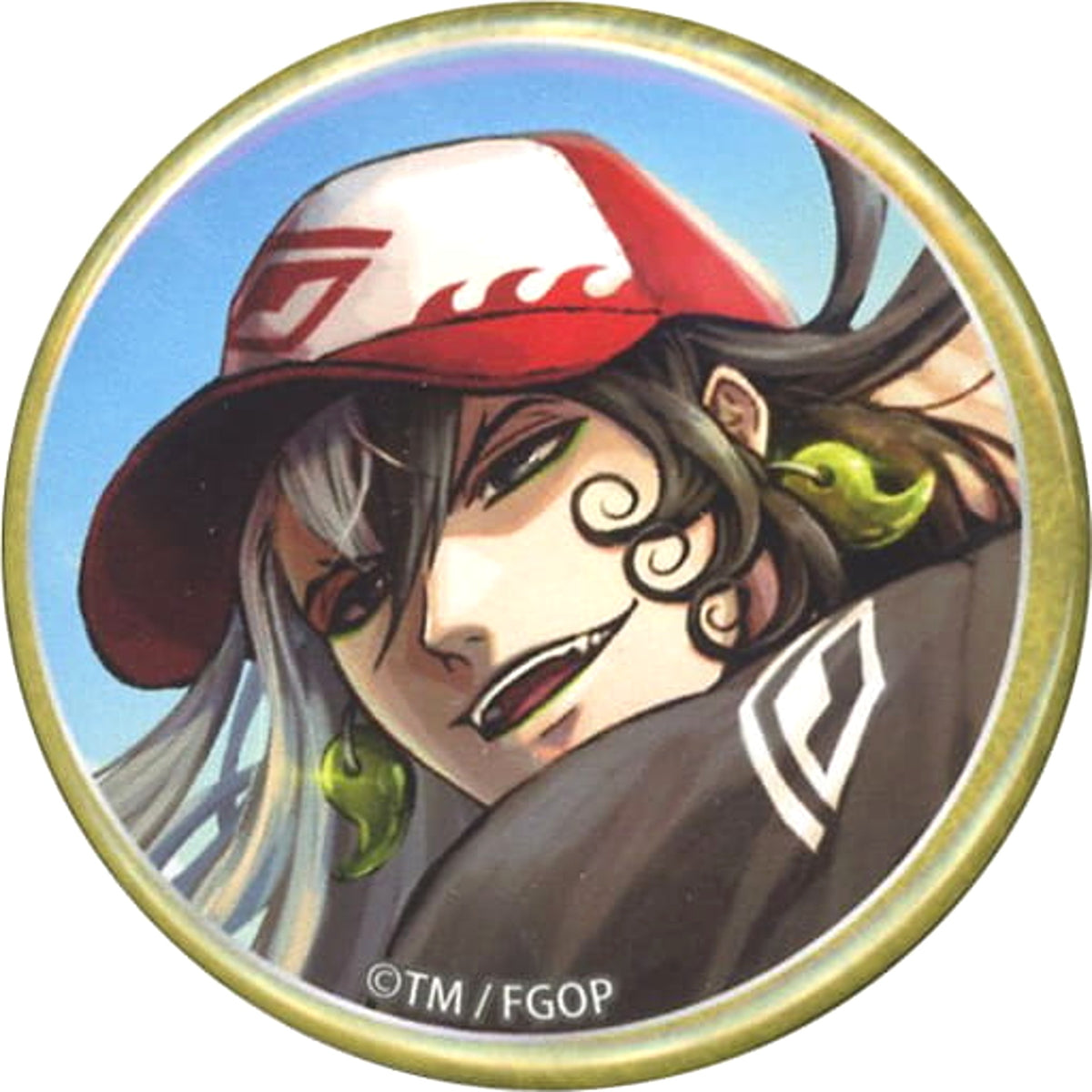 Fate/Grand Order Doman Ashiya Random Can Badge White Day Spectacles animate Girls Festival 2022 Limited Buttons [USED]