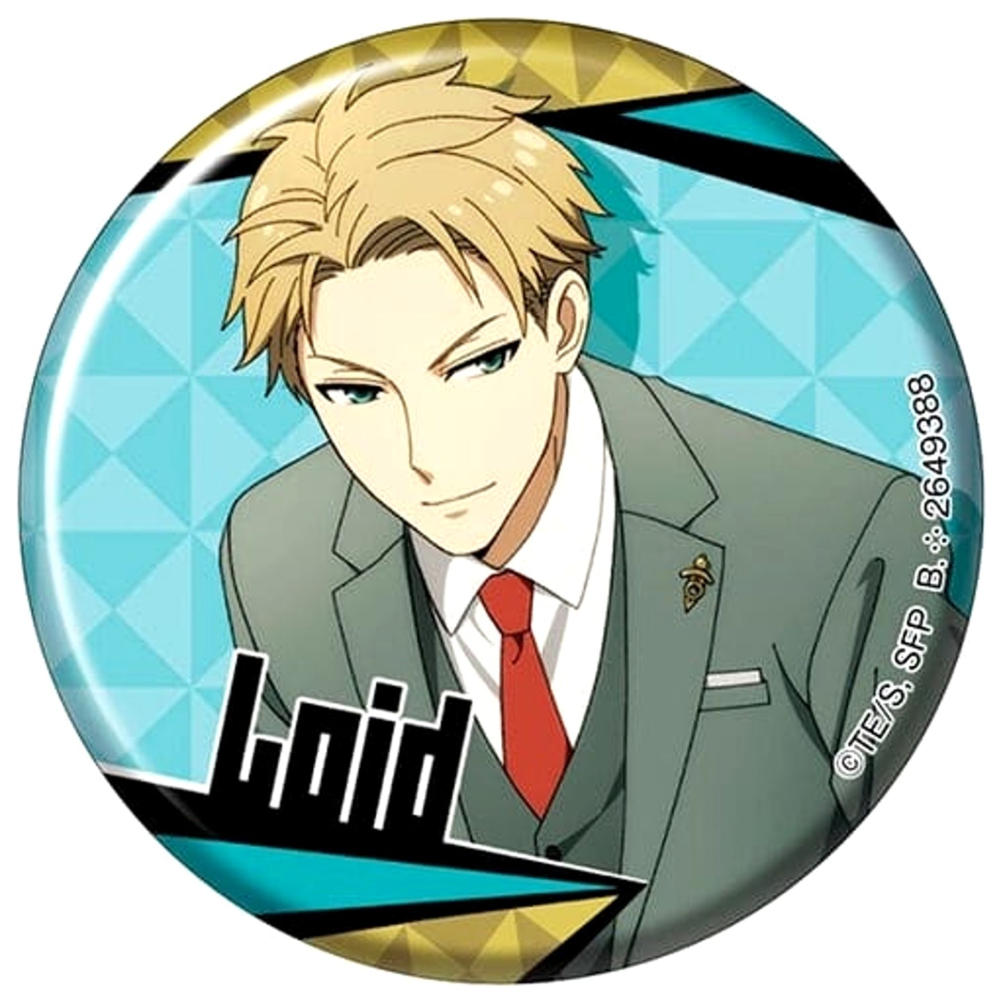 Loid Forger A SPY x FAMILY Assort Collection 2 Hologram Button [USED]