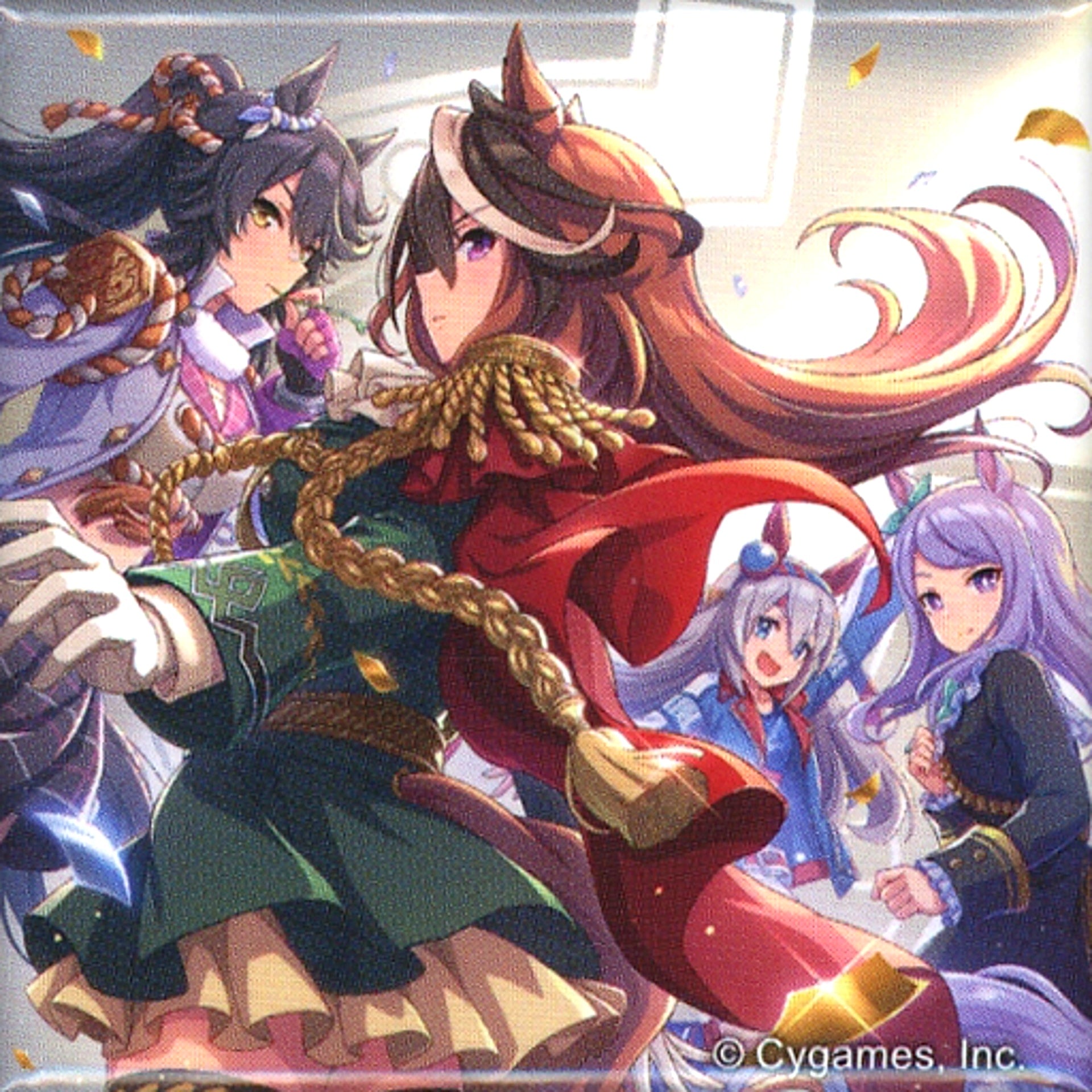 Jacket Illustration WINNING LIVE 04 Uma Musume Pretty Derby Official Trading Square Button 4th EVENT Additional Performance SPECIAL DREAMERS!! EXTRA STAGE [USED]