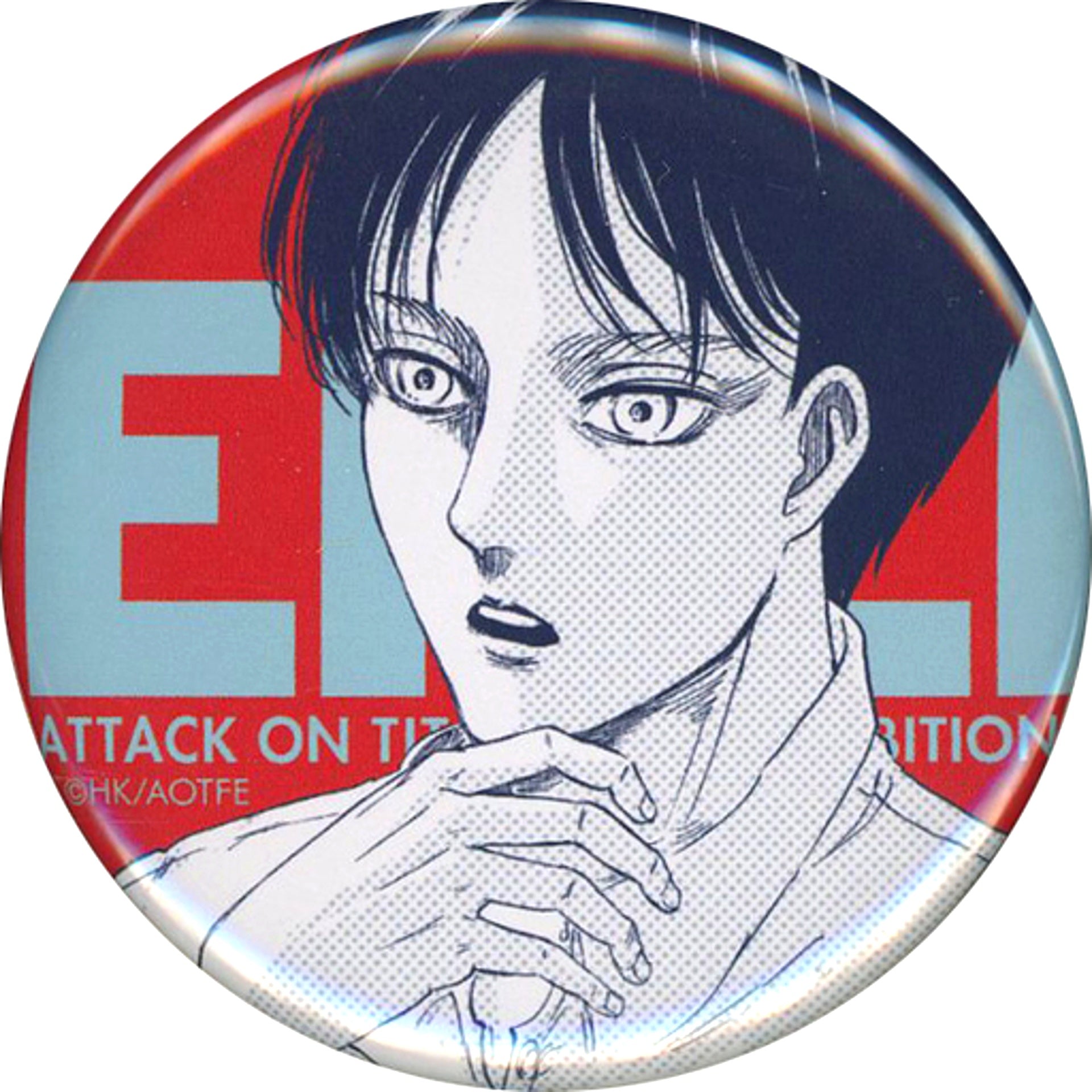 Eren Yeager Attack on Titan Exhibition FINAL Button [USED]