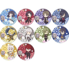 Toku: Touken Ranbu Hanamaru Hana no Maki Yamatonokami Yasusada & Others Hana Chibi Character Trading Can Badge A All 10 Types Set Buttons [USED]