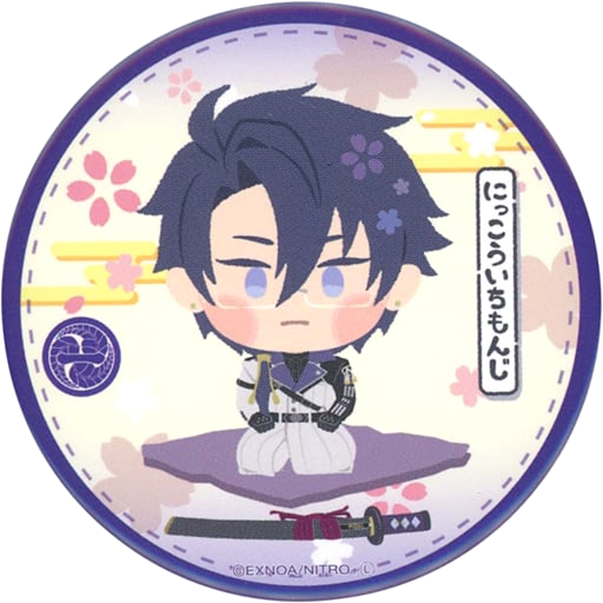 Wanpaku! Touken Ranbu Nikkou Ichimonji Can Badge 08 Buttons [USED]