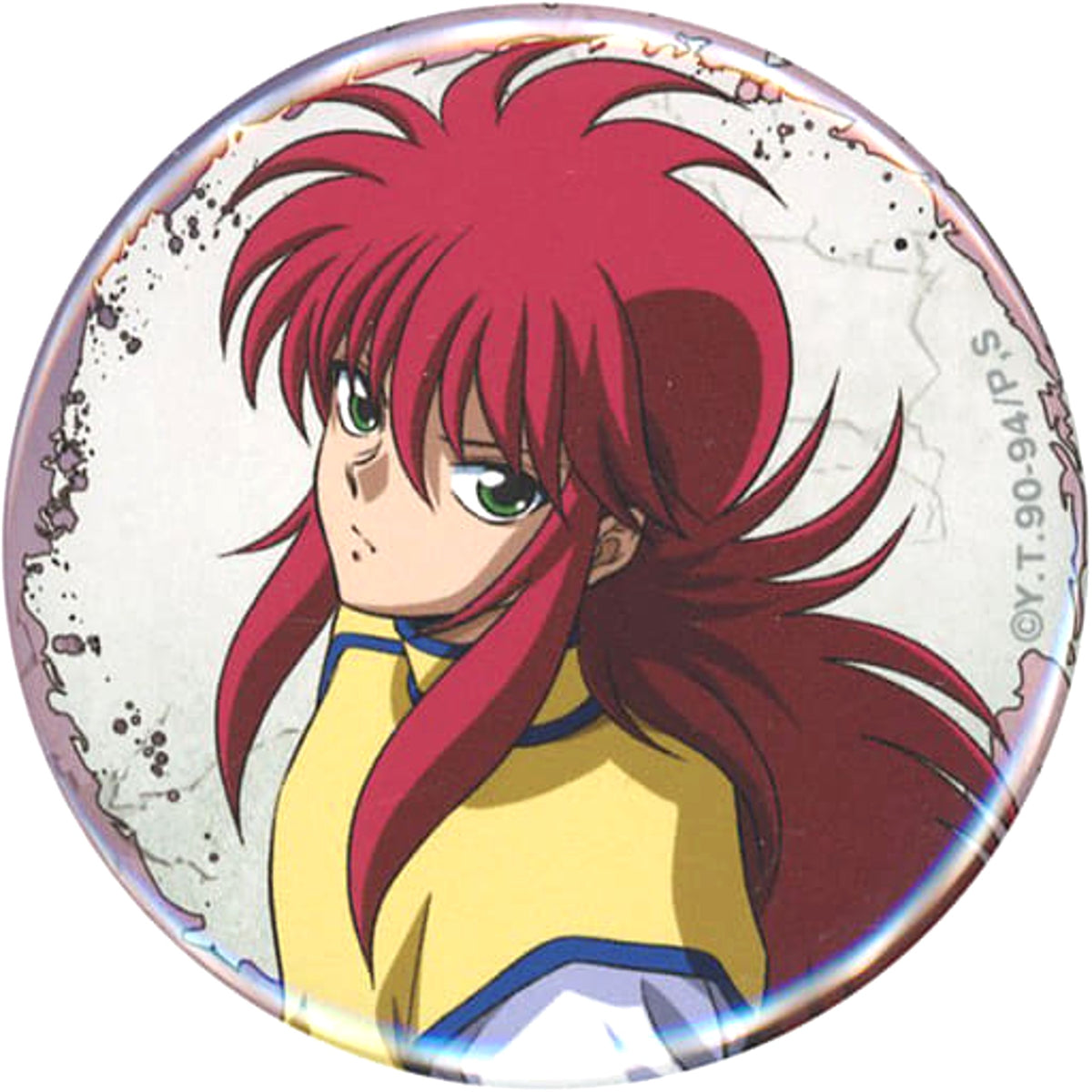 Yu Yu Hakusho Kurama Webkuji 7th Battle Dimension Can Badge Prize F Buttons [USED]