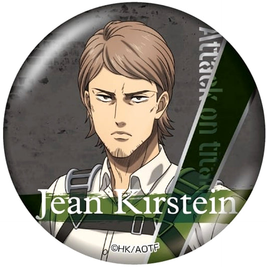 Attack on Titan Jean Kirstein B Newly Drawn Random Can Badge Buttons [USED]