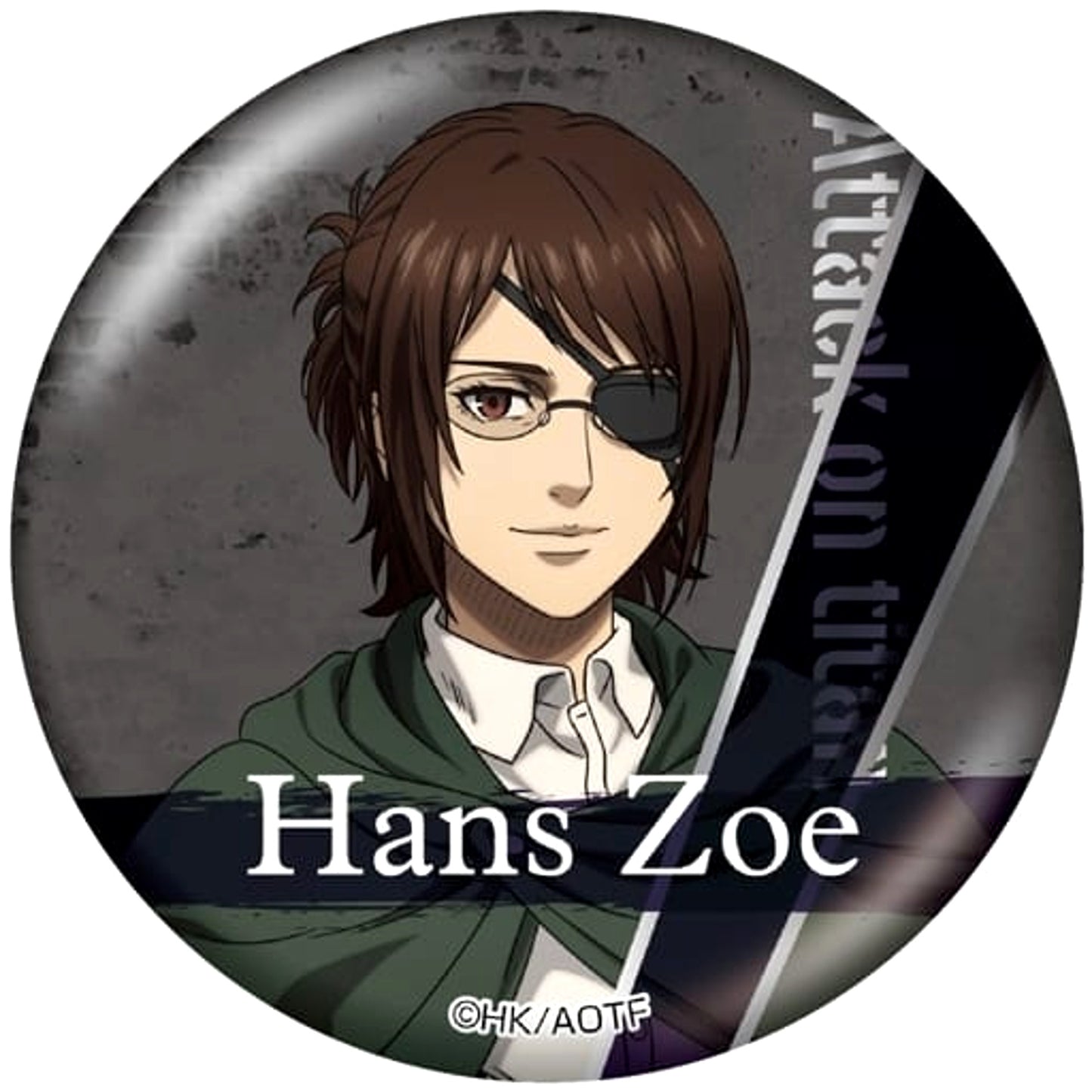Attack on Titan Hange Zoe B Newly Drawn Random Can Badge Buttons [USED]