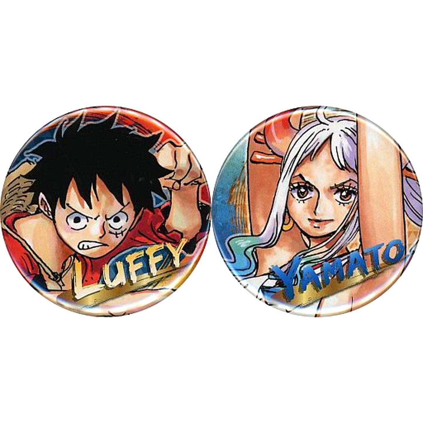 Luffy & Yamato One Piece Button Set Combi Set [USED]