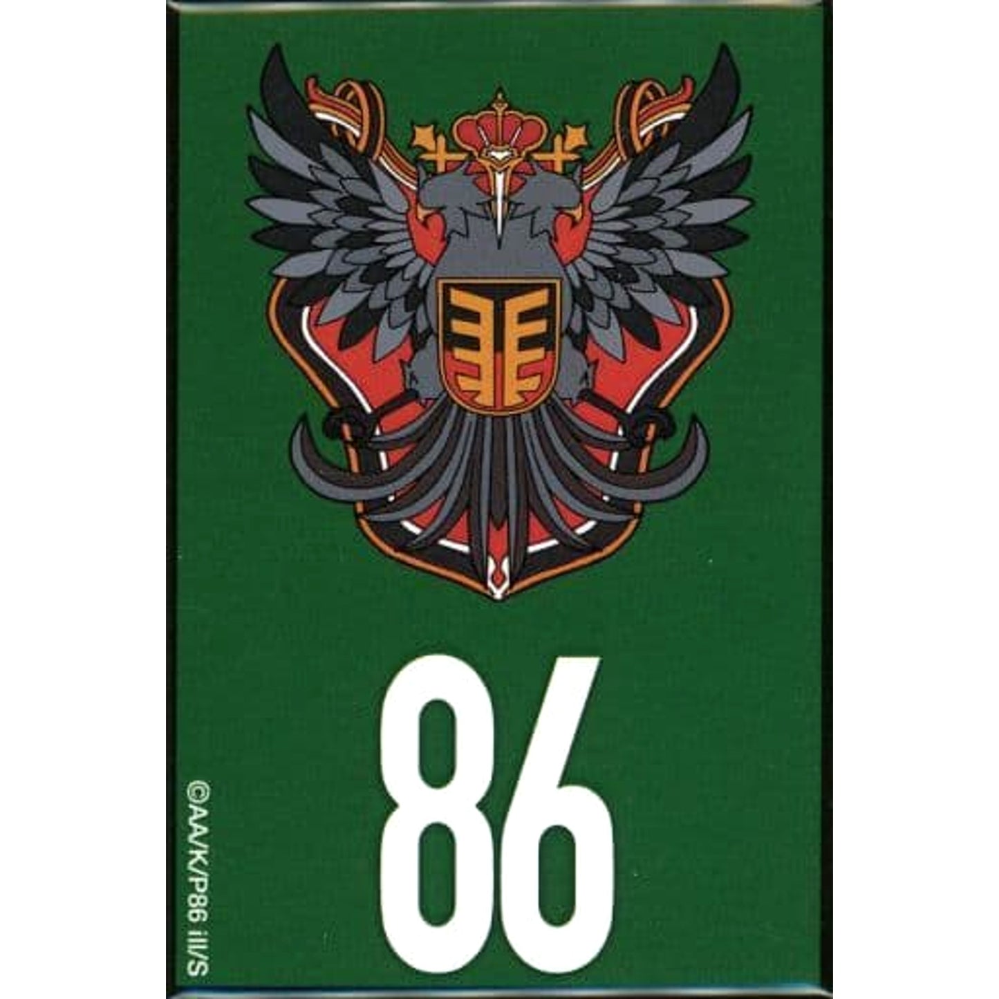 86 Emblem of the Giadian Republic Online Kuji 2022 Autumn Square Can Badge Kujibikido Limited Prize D-15 Buttons [USED]