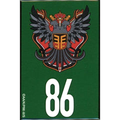 86 Emblem of the Giadian Republic Online Kuji 2022 Autumn Square Can Badge Kujibikido Limited Prize D-15 Buttons [USED]