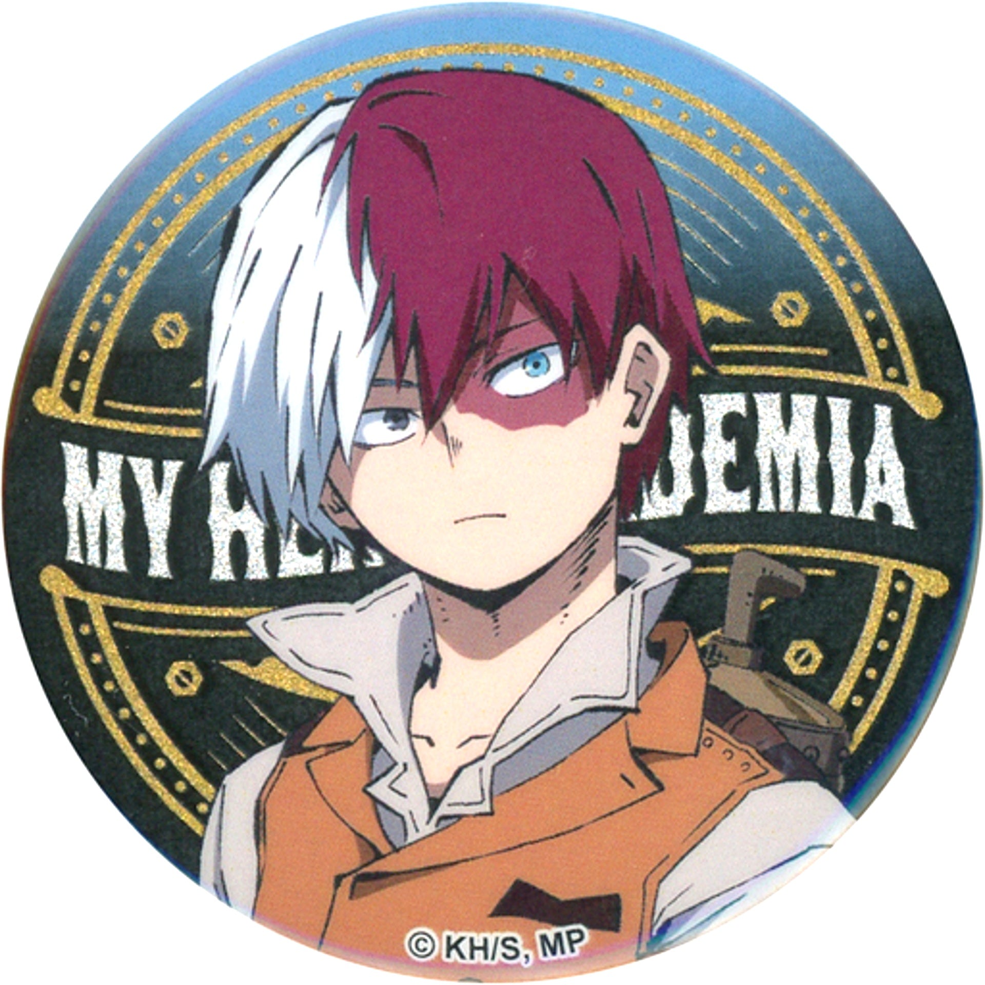 Shoto Todoroki My Hero Academia Drawn Trading Button JF2023 Ver. Jump Festa 2023 Goods [USED]