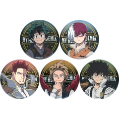 My Hero Academia Izuku Midoriya & Others Newly Drawn Trading Badge JF2023 Ver. Jump Festa 2023 Limited All 5 Types Set Buttons [USED]