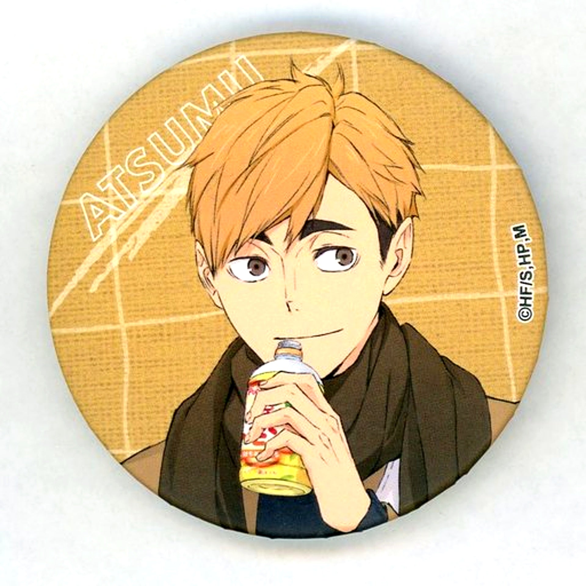 Atsumu Miya Haikyu!! Drawn Trading Matte Button JF2023 Ver. Jump Festa 2023 Goods [USED]