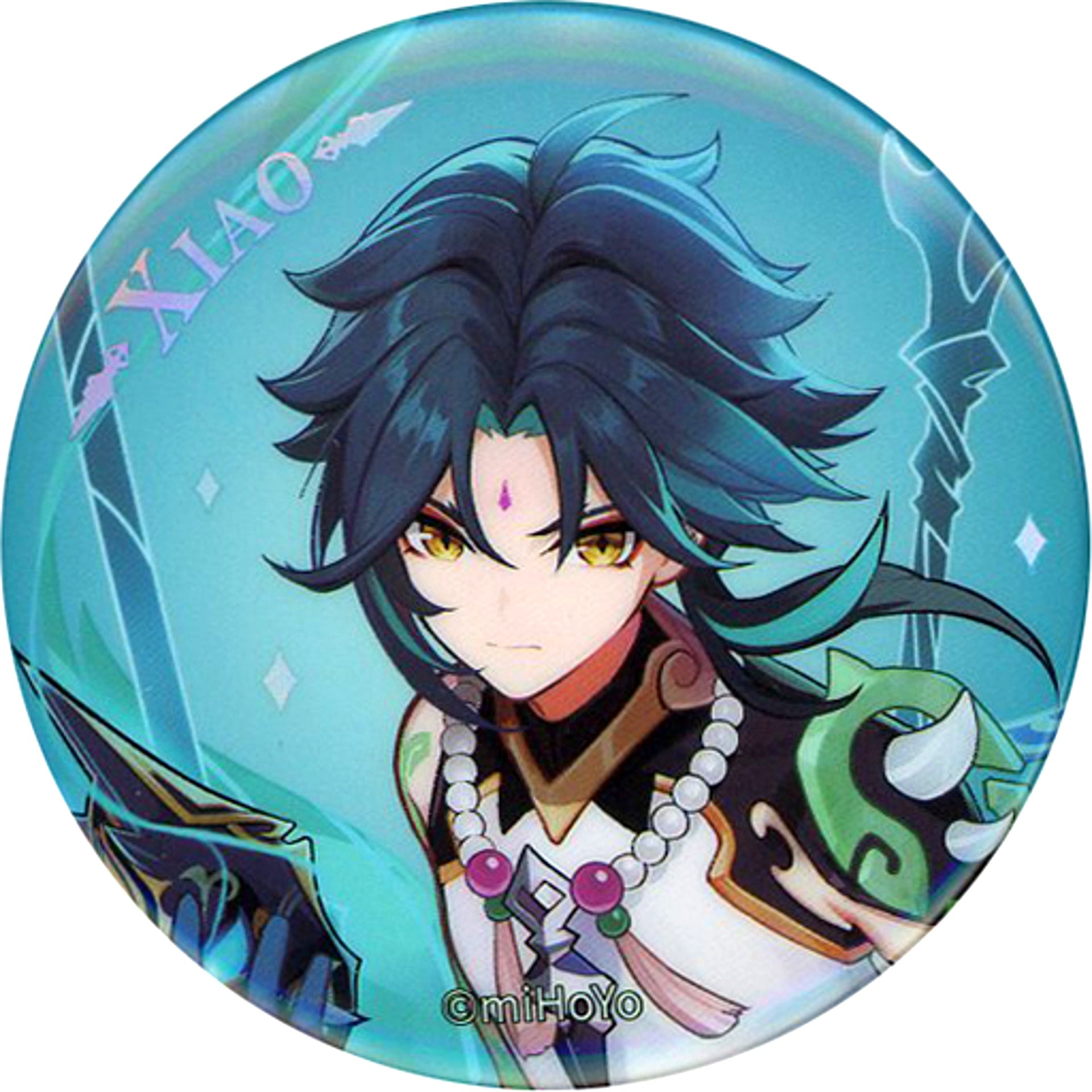 Xiao Vigilant Yaksha Chara Button Genshin Impact [USED]