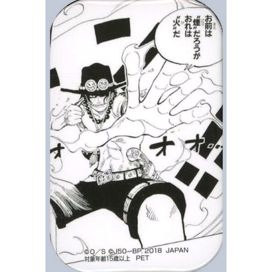 Portgas D. Ace One Piece Button Vol.2 Jump 50th Anniv Adores SEGA Ltd [USED]