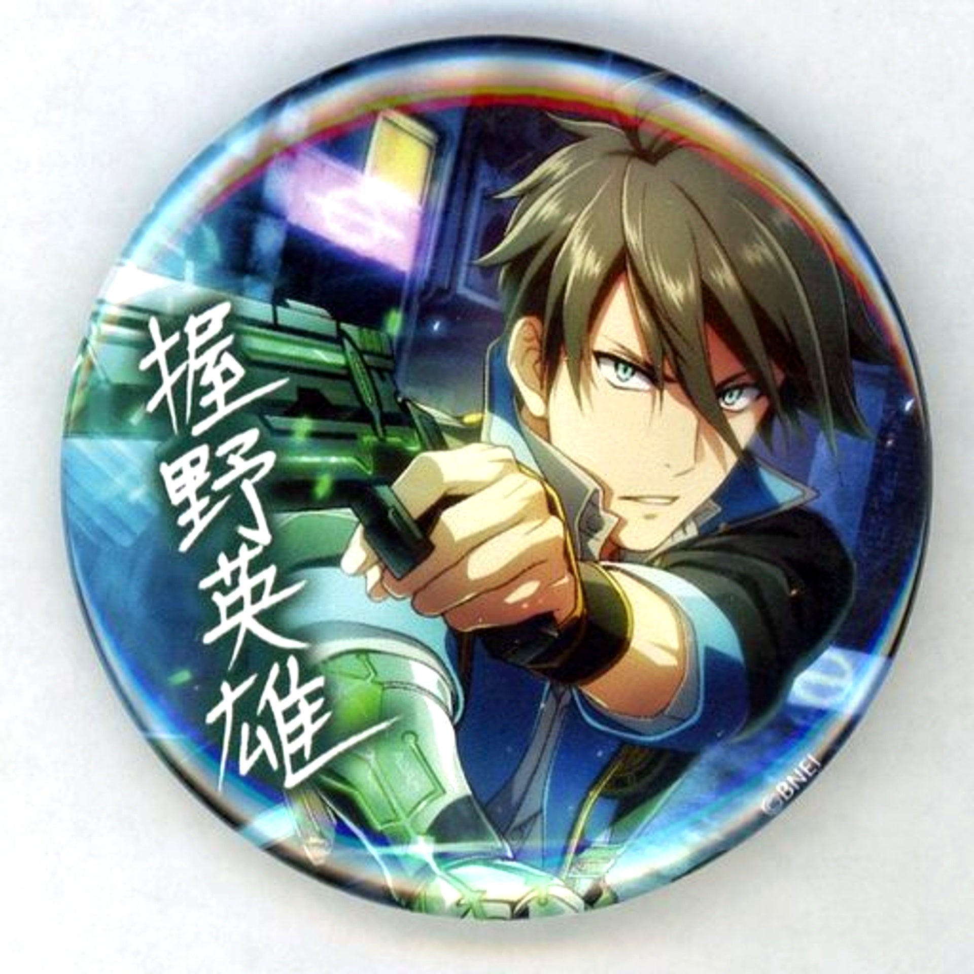 Hideo Akuno Badge Kotobukiya Kuji The Idolmaster SideM Event Collection Prize C-14 [USED]