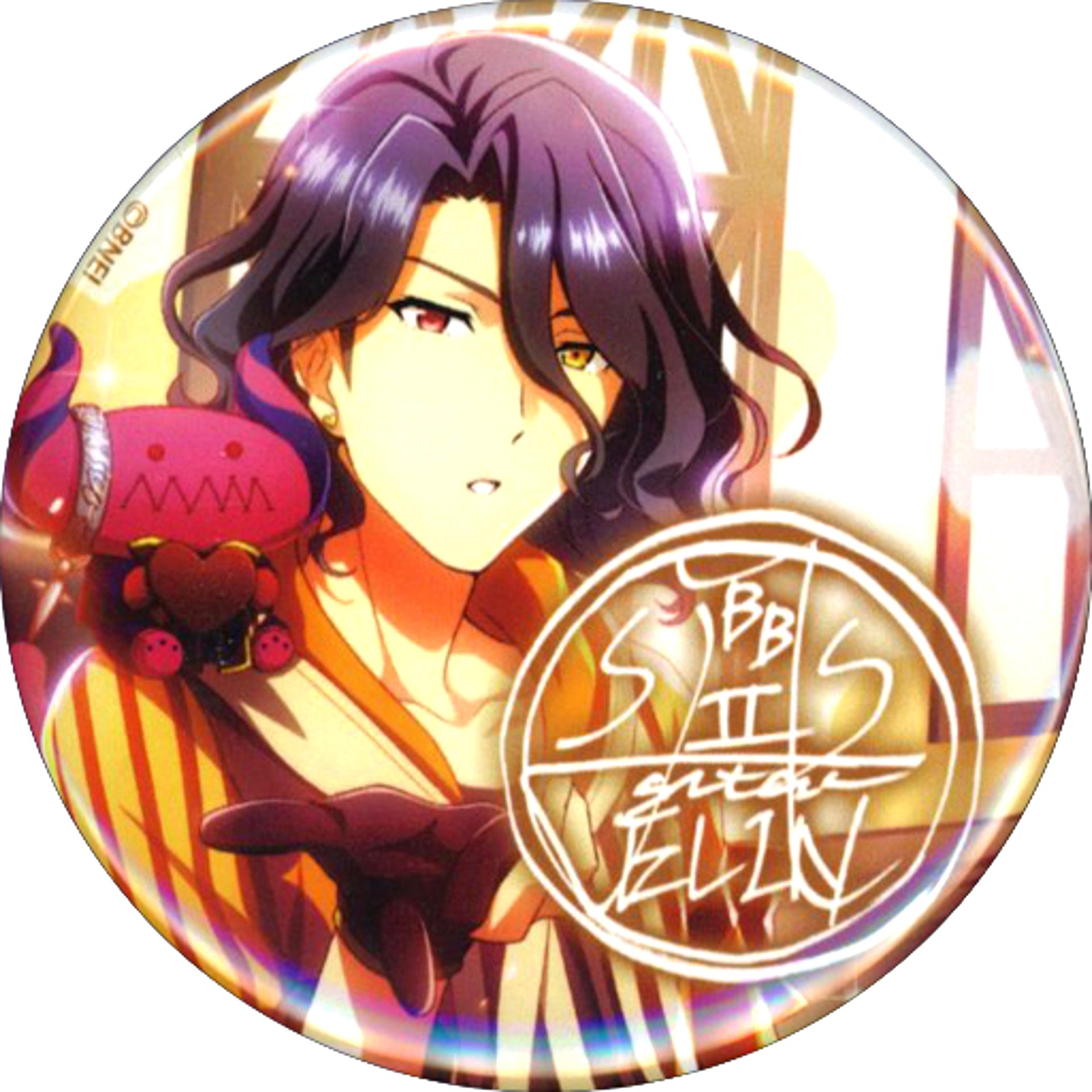 Asselin BB II Badge Kotobukiya Kuji The Idolmaster SideM Event Collection Prize D [USED]