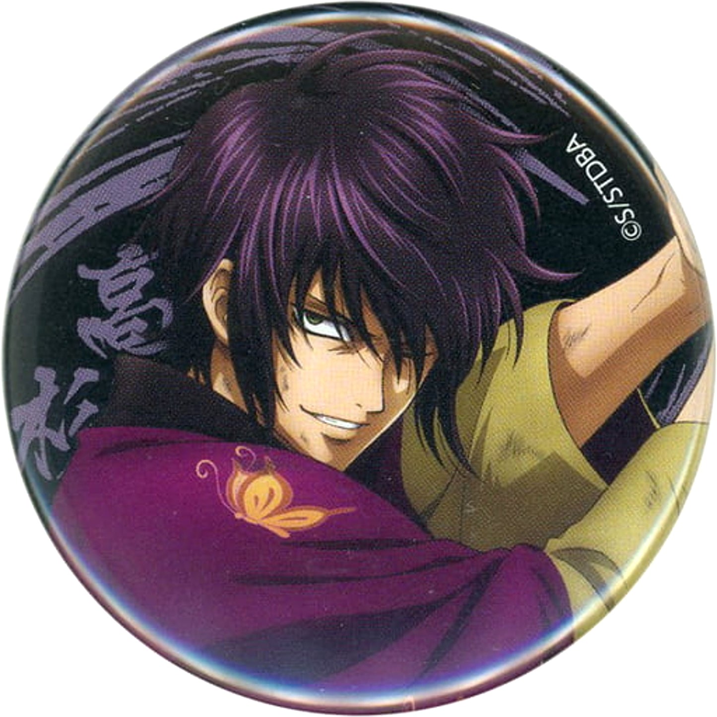 Gintama Shinsuke Takasugi Can Badge Collection Smoke of Counterattack Character Pop Store Limited Buttons [USED]