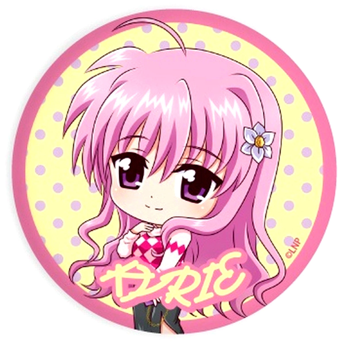 Kirie Florian Magical Girl Lyrical Nanoha Button 14 Fashion Show Ver. Mini Character [USED]