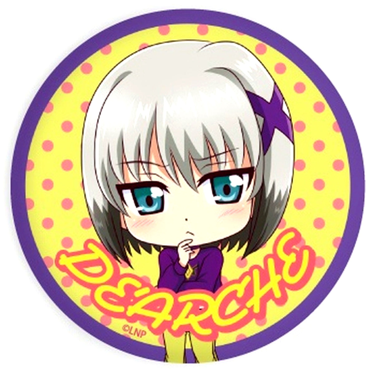 Lord Dearch Magical Girl Lyrical Nanoha Button 15 Fashion Show Ver. Mini Character [USED]