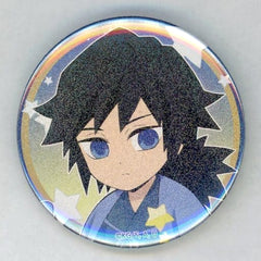 Demon Slayer: Kimetsu no Yaiba Giyu Tomiokau with Glitter Random Can Badge A ufotable Cafe x Machi Asobi Cafe 12 Constellation Event 2022 Limited Buttons [USED]