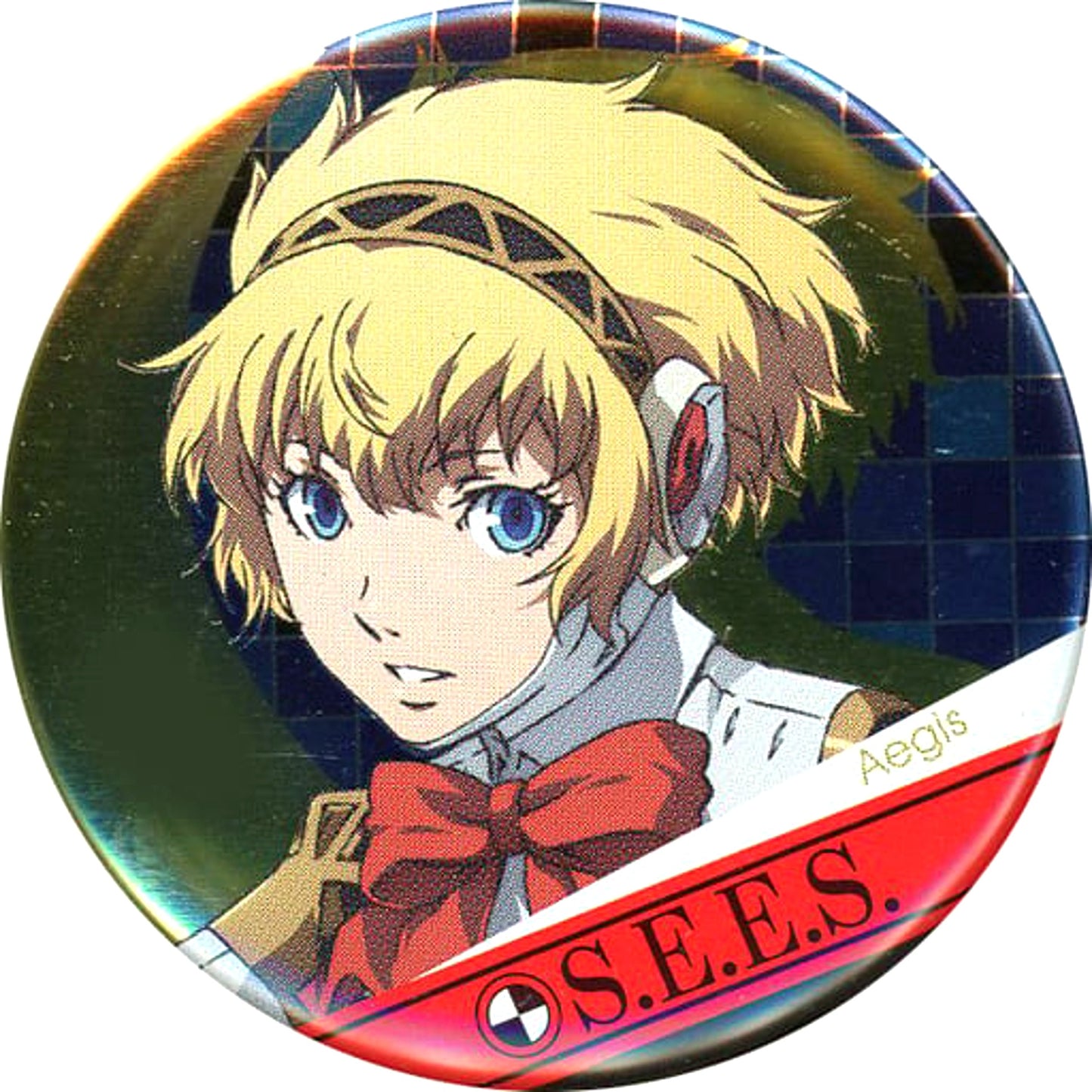 Aigis Persona 3 THE MOVIE #3 Falling Down Button Popcorn Combo Set Bonus [USED]