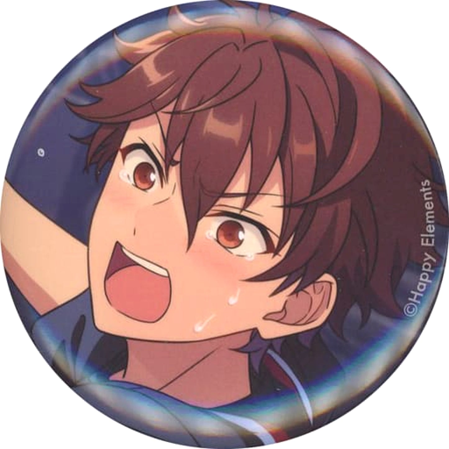 Ensemble Stars!! Chiaki Morisawa Theme Scout Can Badge 2021 Winter Casual Side Buttons [USED]