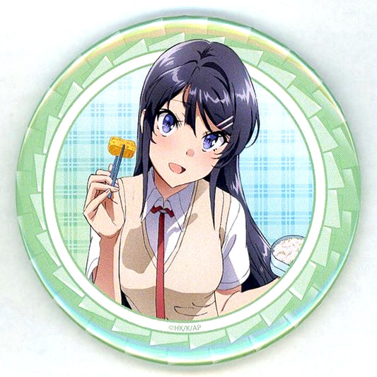 Mai Sakurajima Bento Another Rascal Does Not Dream of Bunny Girl Senpai 75mm Button Kujibikido Mai Sakurajima Happy Birthday Kuji 2022 C-5 Prize [USED]