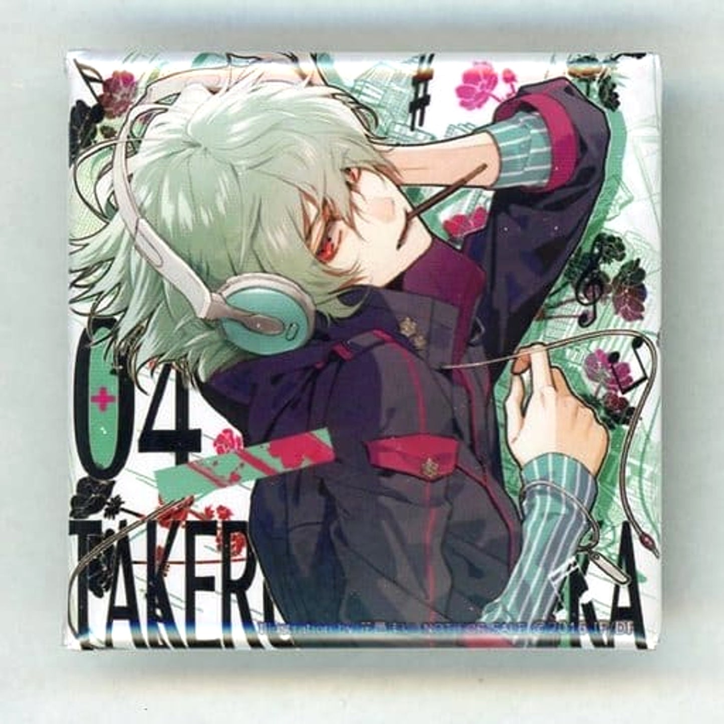 Takeru Sasazuka Collar x Malice Jacket Pattern Square Button Stellaworth Limited Character CD Vol.4 Takeru Sasazuka Purchase Bonus [USED]