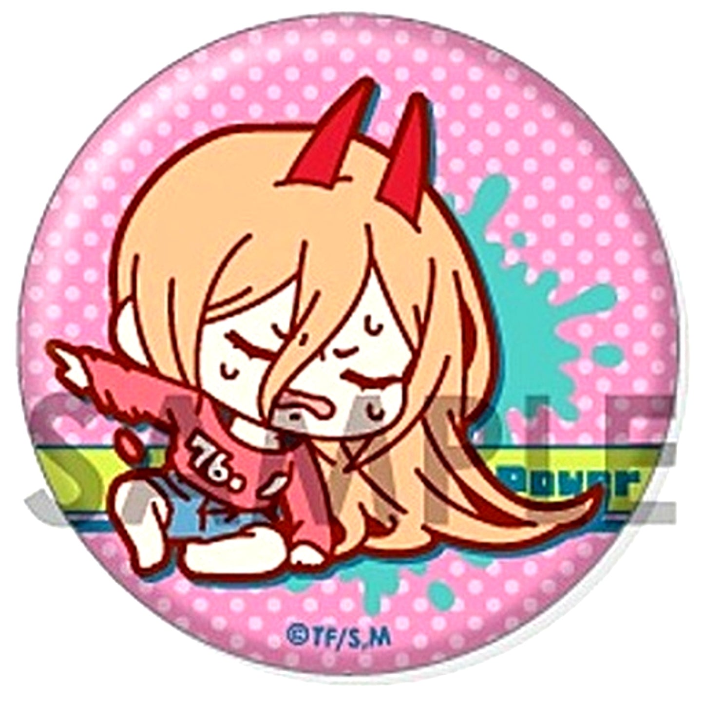 Power B Chainsaw Man Wachatto! Trading Button [USED]