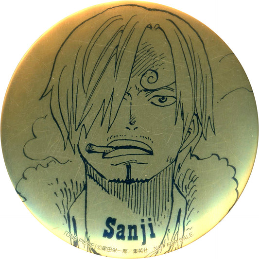 Sanji One Piece Gold Button Shueisha Summer Comics Fair Natsukomi 2016 Distributed [USED]