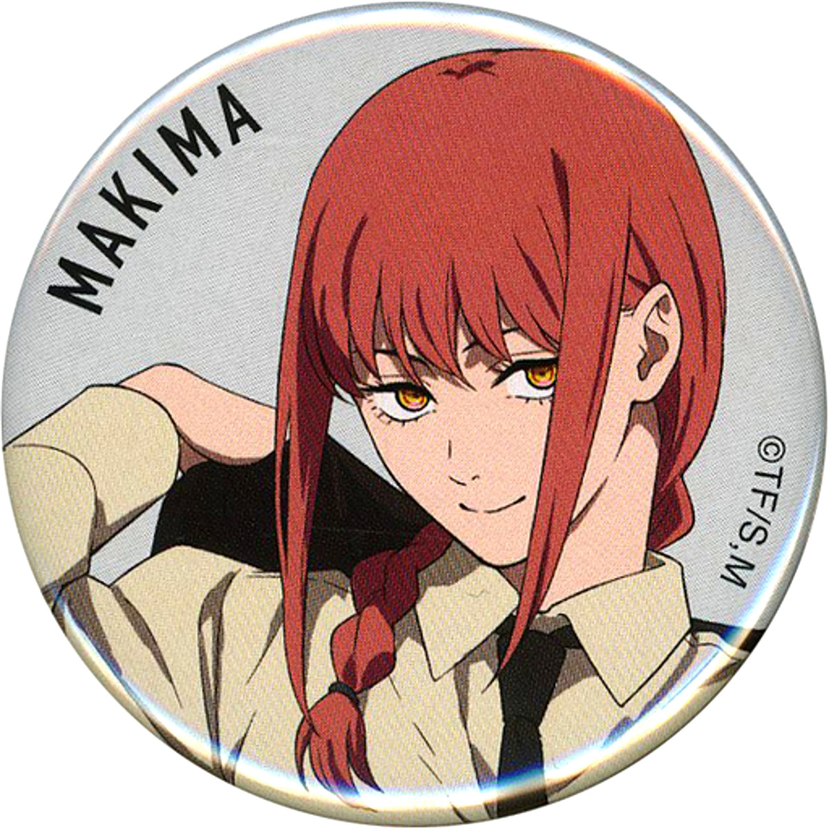Makima Chainsaw Man Trading Button Grand Exchange Exhibition Illustration baseyard tokyo [USED]