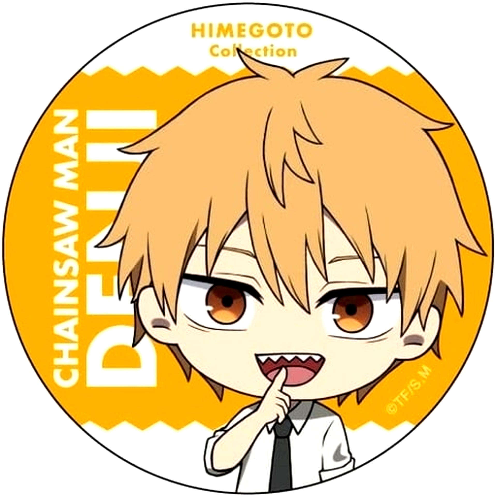 Denji Chainsaw Man Himegoto Secret Collection Trading Button [USED]