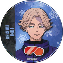 Tokyo Revengers Seishu Inui Hologram Can Badge Pop Up Store in Ikebukuro Sukima Store Limited Buttons [USED]