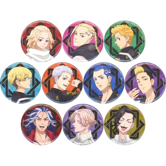 Chifuyu Matsuno & Others Tokyo Revengers All 10 Types Set Random Button Hyakka Ryoran Fair Limited [USED]