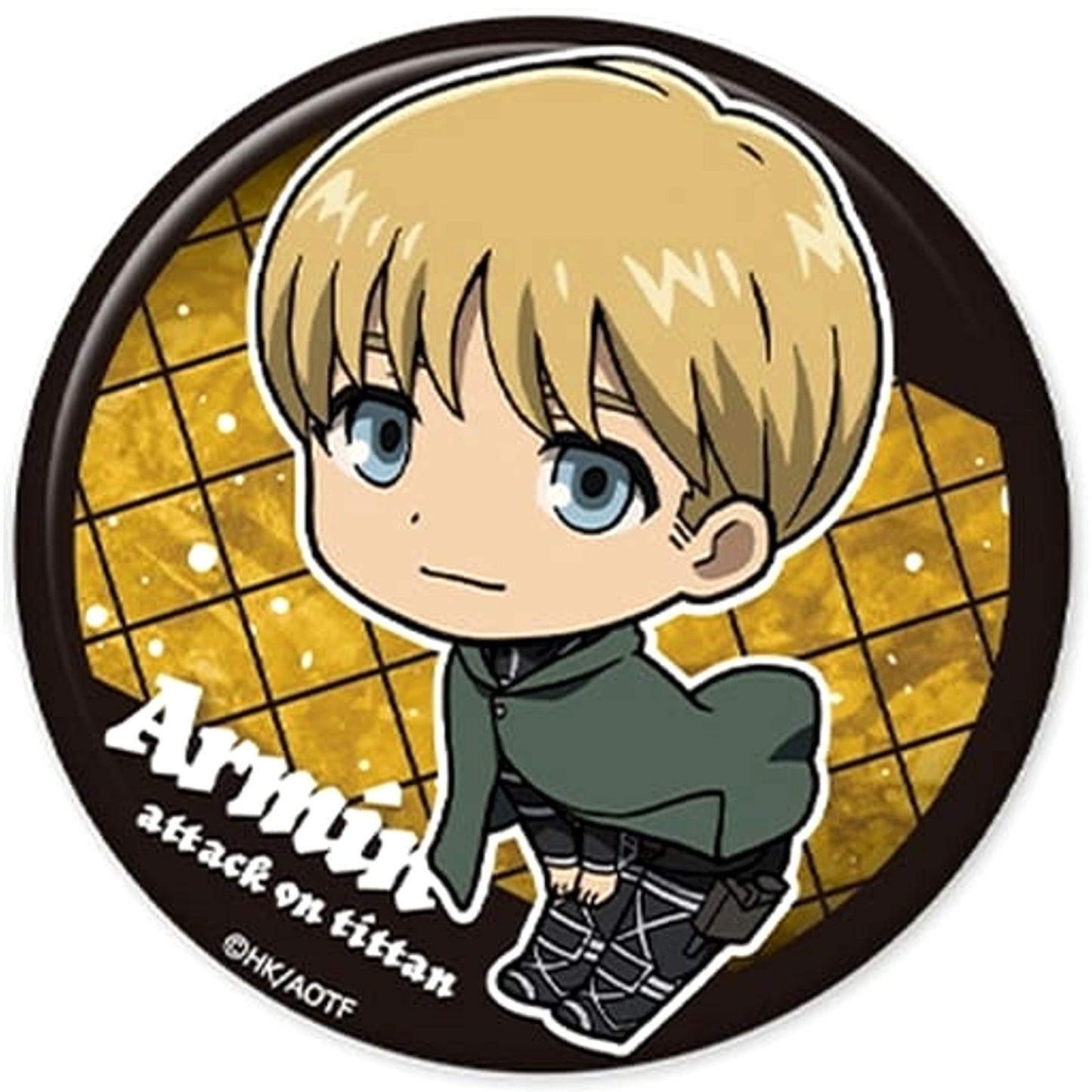 Attack on Titan Armin Arlert Tsunpittsu Trading Can Badge Buttons [USED]