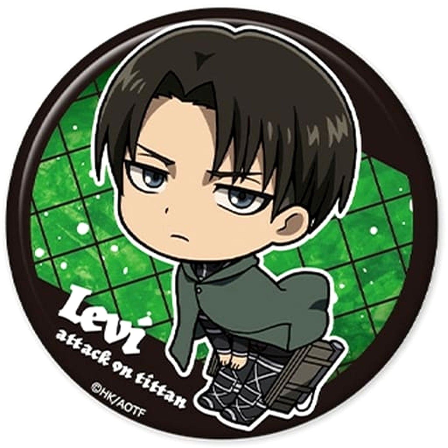 Attack on Titan Levi Ackerman Tsunpittsu Random Button [USED]
