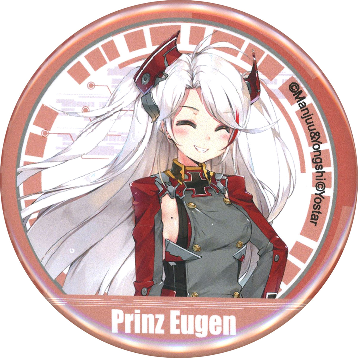 Prinz Eugen Full Body Azur Lane Kuji E Prize Kujiluck Online Button [USED]